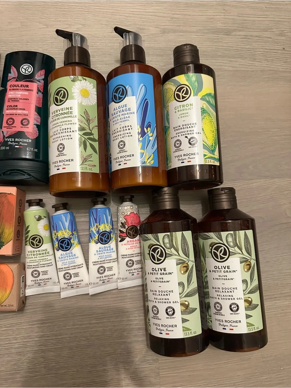 NEW Yves Rocher 24-Pc Bath Body Hair Care Mega Bundle | Shower Gel Lotion
